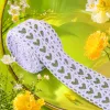 White lace with hollowed-out heart-shaped lace Specification image